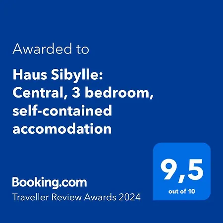 Apartment Haus Sibylle: Central, 3 Bedroom, Self-contained